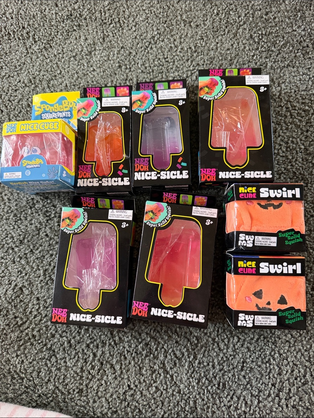 Nice-Sicle Popsicle Squishy Toy - Pink/Orange/Red